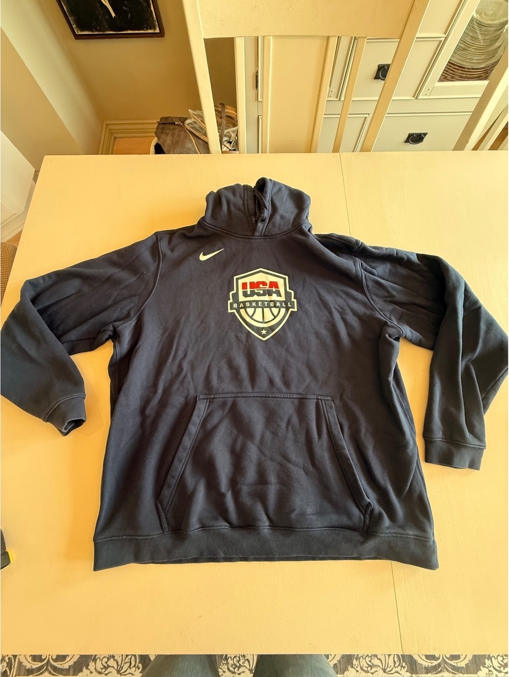 Nike USA Basketball Navy Hoodie Sweatshirt XXL